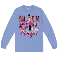 Colony Blue black girl magic Long Sleeve Tee - NancyCooperArtShop