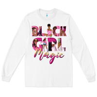 White black girl magic Long Sleeve Tee - NancyCooperArtShop