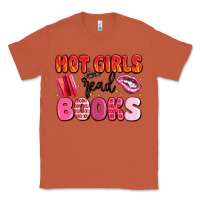 Copper hot girls read books Classic Tee - MaliasSmallBusiness