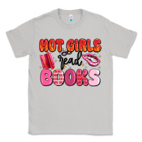 Moon Dust hot girls read books Classic Tee - MaliasSmallBusiness