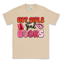 Mushroom hot girls read books Classic Tee - MaliasSmallBusiness