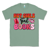 Sage hot girls read books Classic Tee - MaliasSmallBusiness