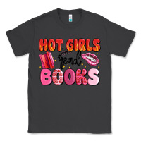 Smoke hot girls read books Classic Tee - MaliasSmallBusiness