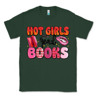 Sports Green hot girls read books Classic Tee - MaliasSmallBusiness