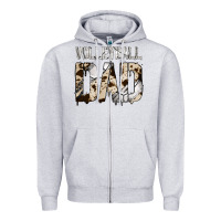 Heather Grey Volleyball Dad Zipper Hoodie - Bettercallsaul