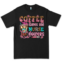 Black coffee gives me nurse power Premium Tee - AdoDesignShop