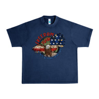 Navy freedom tour Urban Heavy Tee - MaliasSmallBusiness