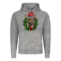 Christmas Wreath Baby Calf Vintage Hoodie | Teevron