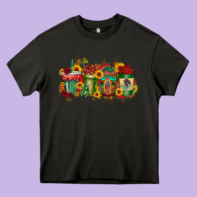 Our Lady Drink Heavy Core Tee Designed By Racoondesign