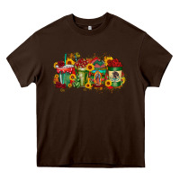 Chocolate Brown our lady drink Heavy Core Tee - RacoonDesign