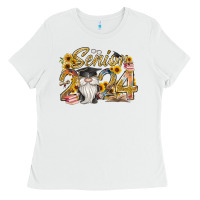 White senior 2024 Ladies Tee - RacoonDesign