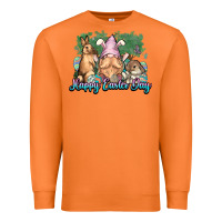 Carrot Gnome bunny Happy Easter Day Premium Sweatshirt - HowdyJamesFarm