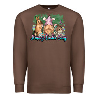 Chestnut Gnome bunny Happy Easter Day Premium Sweatshirt - HowdyJamesFarm