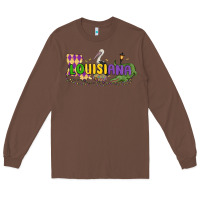 Chestnut louisiana mardi gras Long Sleeve Tee - MaliasSmallBusiness