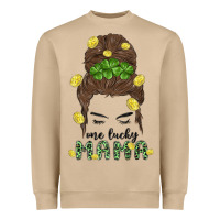 Mushroom one lucky mama Heavyweight Sweatshirt - MaliasSmallBusiness