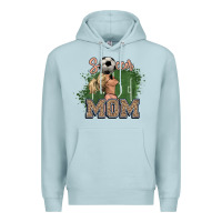 Blue Mist Soccer Mom Premium Hoodie - HowdyJamesFarm