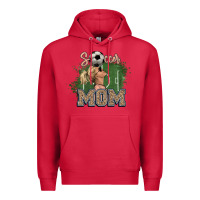 Cardinal Soccer Mom Premium Hoodie - HowdyJamesFarm