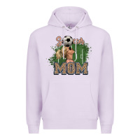 Lilac Soccer Mom Premium Hoodie - HowdyJamesFarm