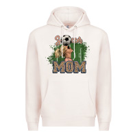 Pale Pink Soccer Mom Premium Hoodie - HowdyJamesFarm