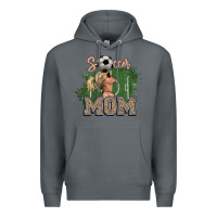 Rock Soccer Mom Premium Hoodie - HowdyJamesFarm