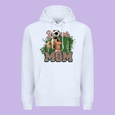 Soccer Mom Premium Hoodie Designed By Howdyjamesfarm