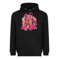 Black Cancer high heels Cancer Awareness Heavyweight Hoodie - HowdyJamesFarm