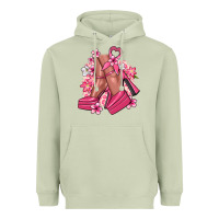 Matcha Cancer high heels Cancer Awareness Heavyweight Hoodie - HowdyJamesFarm