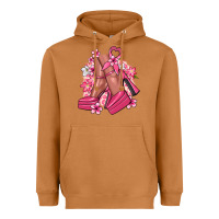 Meerkat Cancer high heels Cancer Awareness Heavyweight Hoodie - HowdyJamesFarm