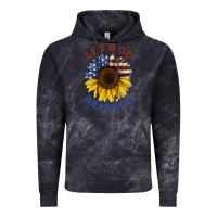 Cloud Black American flag sunflower Vintage Hoodie - Jasminsmagicworld