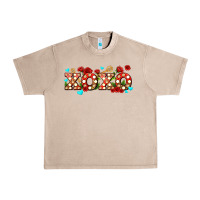 French Oak xoxo roses and keys Urban Heavy Tee - AdoDesignShop