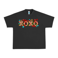 Pigment Black xoxo roses and keys Urban Heavy Tee - AdoDesignShop