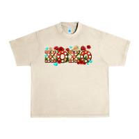 Sandshell xoxo roses and keys Urban Heavy Tee - AdoDesignShop