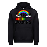 Black Gay pride loading Urban Hoodie - FaDigitalArtStudio