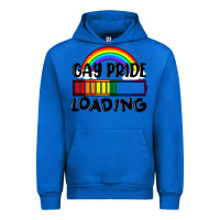 Cobalt Gay pride loading Urban Hoodie - FaDigitalArtStudio