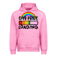 Fuchsia Pink Gay pride loading Urban Hoodie - FaDigitalArtStudio