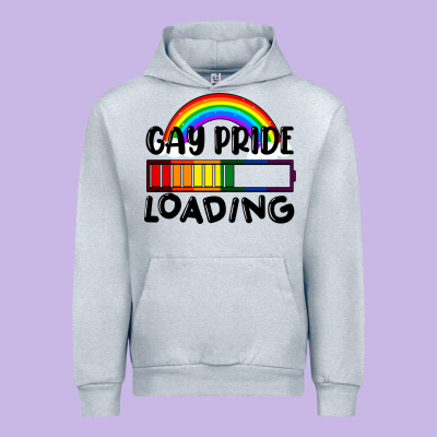Gay Pride Loading Urban Hoodie Designed By Fadigitalartstudio