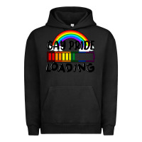 Pigment Black Gay pride loading Urban Hoodie - FaDigitalArtStudio