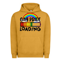 Pigment Peanut Butter Gay pride loading Urban Hoodie - FaDigitalArtStudio
