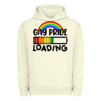 Pigment Pistachio Gay pride loading Urban Hoodie - FaDigitalArtStudio
