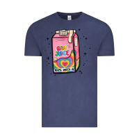 Vintage Denim gay juice Vintage Tee - MaliasSmallBusiness