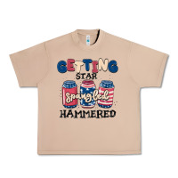 Burro getting star spangled hammered Urban Heavy Tee - MaliasSmallBusiness