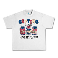 Lunar Rock getting star spangled hammered Urban Heavy Tee - MaliasSmallBusiness
