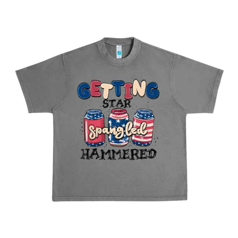 Getting Star Spangled Hammered Urban Heavy Tee by MaliasSmallBusiness | Teevron
