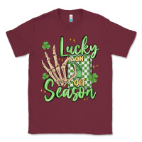 Burgundy lucky season Classic Tee - MaliasSmallBusiness