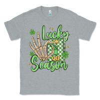 Heather Grey lucky season Classic Tee - MaliasSmallBusiness