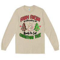 Mushroom farm fresh christmas tree Long Sleeve Tee - MaliasSmallBusiness