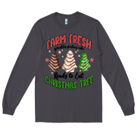 Smoke farm fresh christmas tree Long Sleeve Tee - MaliasSmallBusiness