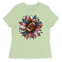 American Football Sunflower Ladies Tee | Teevron