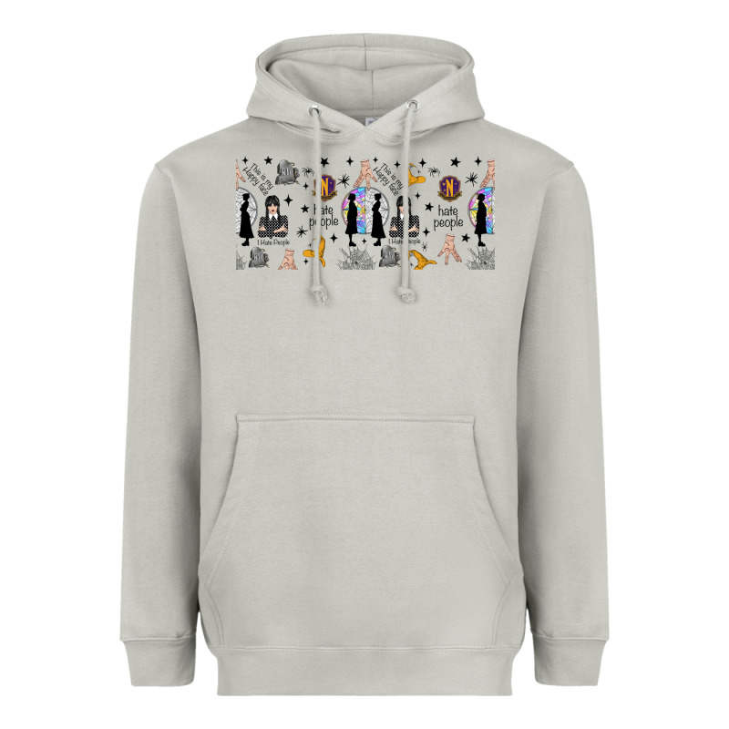Gothic Girl And Colorful Girl Heavyweight Hoodie by TumblerDesignByShophia | Teevron