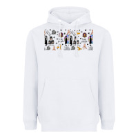 White gothic girl and colorful girl Heavyweight Hoodie - TumblerDesignByShophia